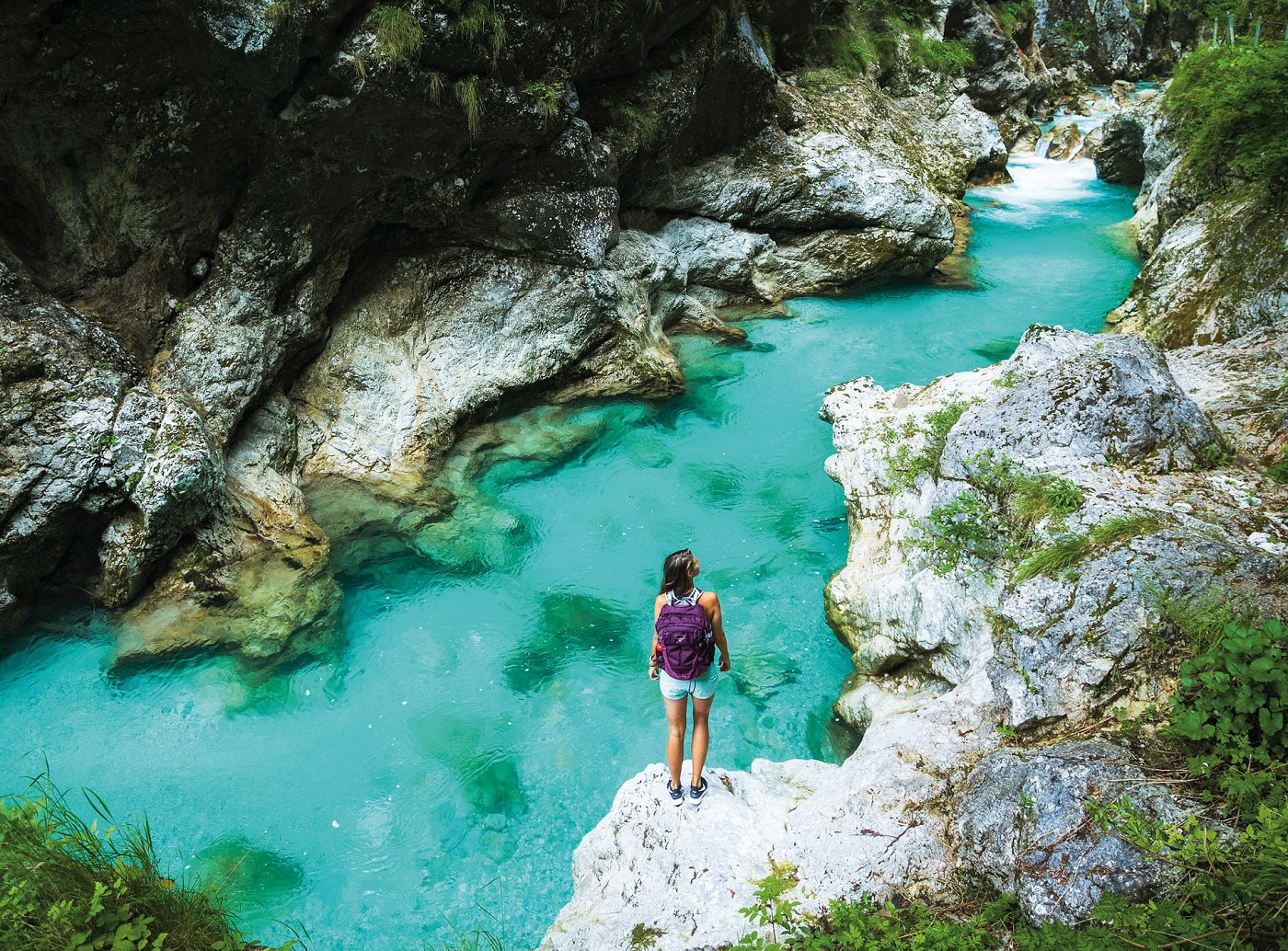 Juliana Trail: Etappe 11, Most na Soči - Tolmin (Tolminer Klammen)