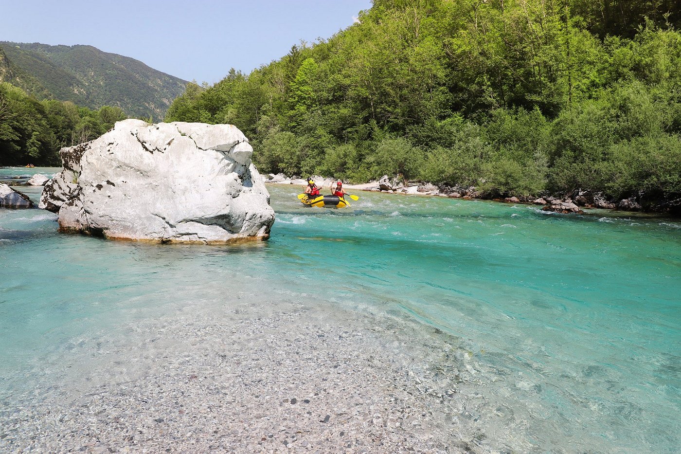 Rafting, Soča Tal