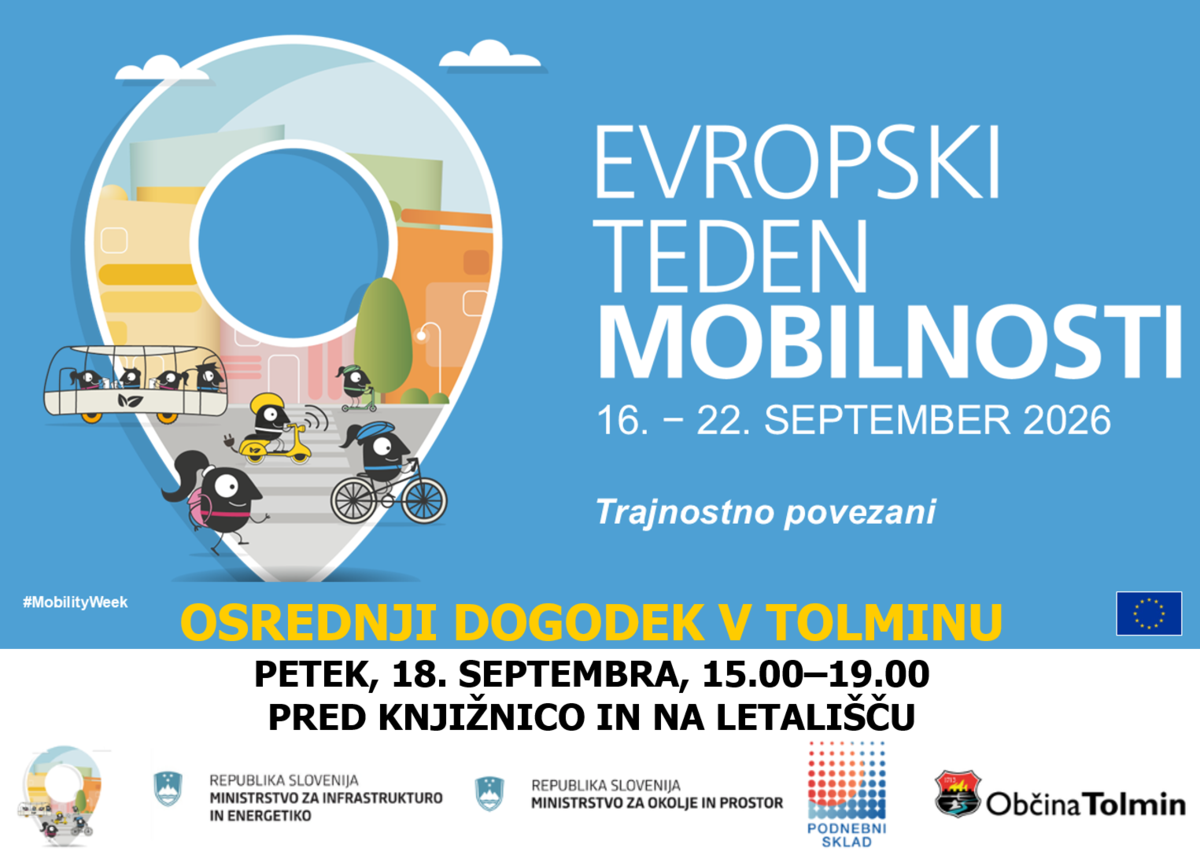 Evropski teden mobilnosti - osrednji dogodek v Tolminu